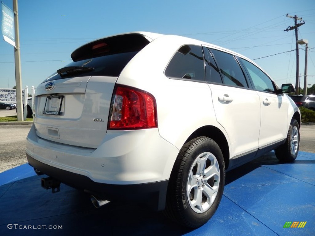 2012 Edge SEL - White Platinum Metallic Tri-Coat / Medium Light Stone photo #5