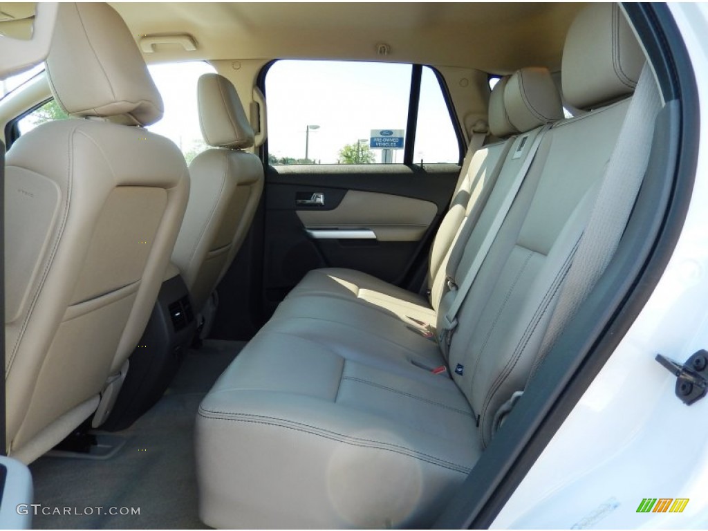 2012 Edge SEL - White Platinum Metallic Tri-Coat / Medium Light Stone photo #16