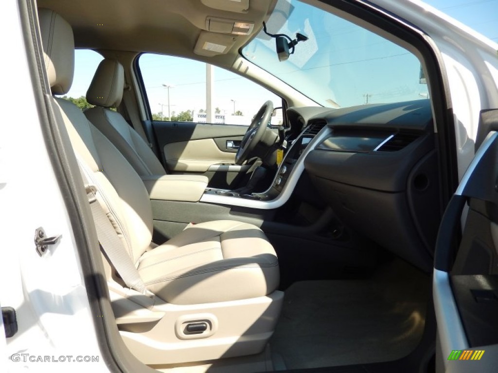 2012 Edge SEL - White Platinum Metallic Tri-Coat / Medium Light Stone photo #18