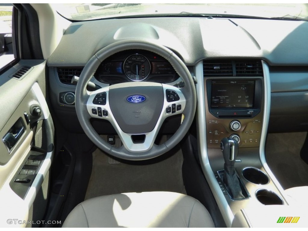 2012 Edge SEL - White Platinum Metallic Tri-Coat / Medium Light Stone photo #21