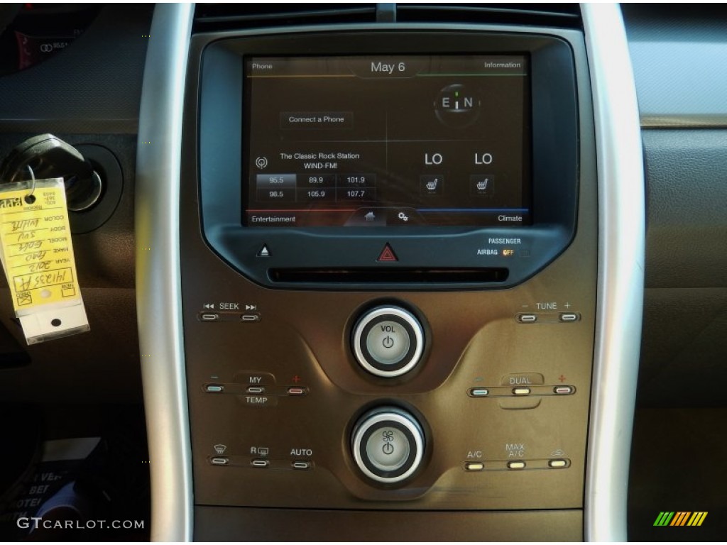 2012 Edge SEL - White Platinum Metallic Tri-Coat / Medium Light Stone photo #23