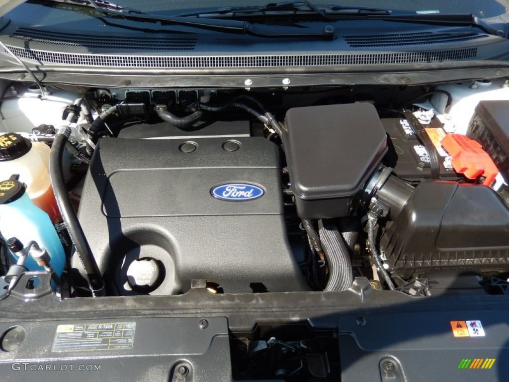 2012 Edge SEL - White Platinum Metallic Tri-Coat / Medium Light Stone photo #26