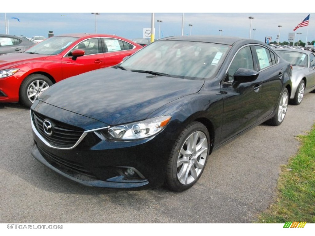 2015 Mazda6 Touring - Deep Crystal Blue / Sand photo #1