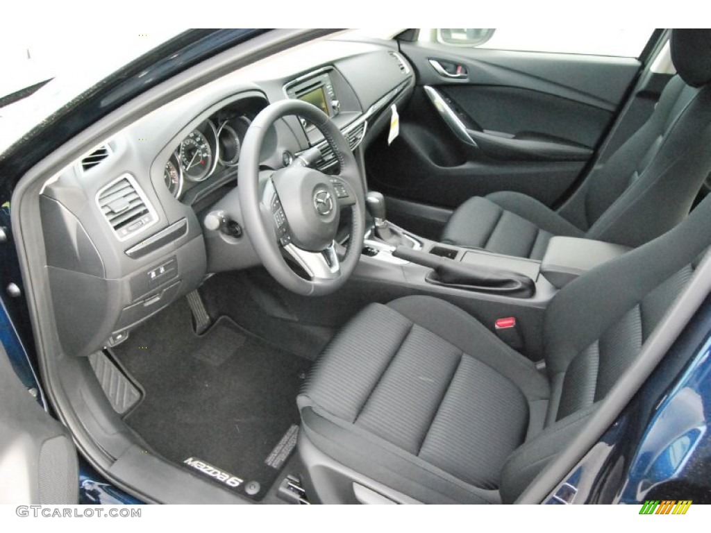 Black Interior 2015 Mazda Mazda6 Sport Photo #93234696
