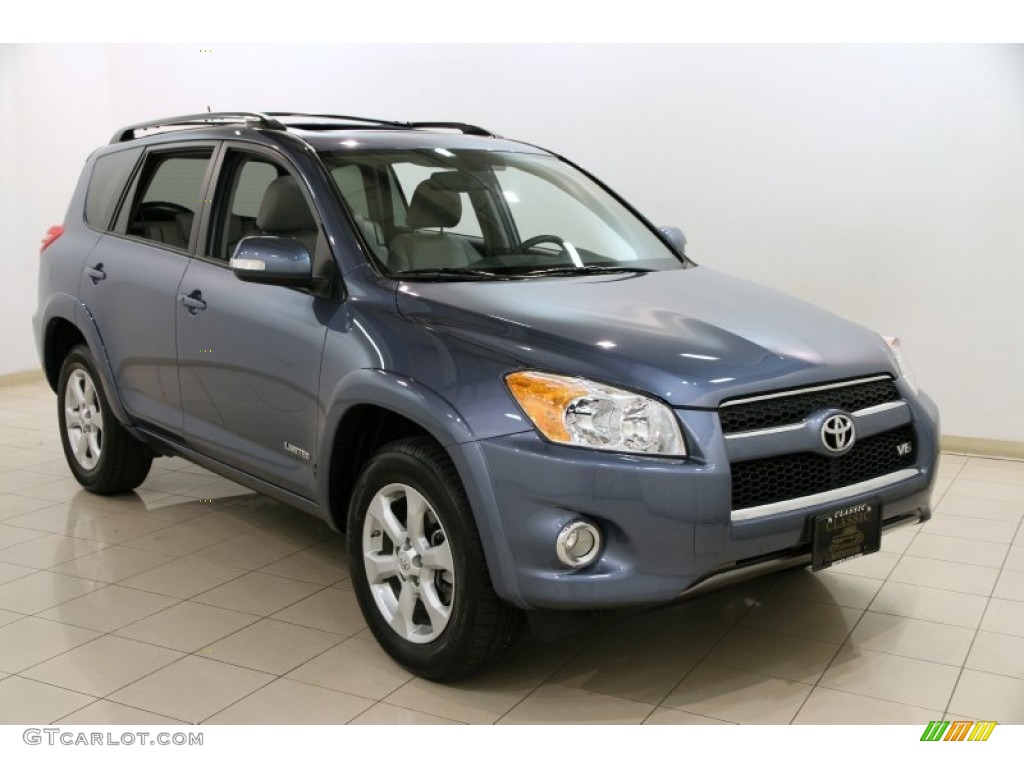 2011 RAV4 V6 Limited 4WD - Pacific Blue Metallic / Ash photo #1