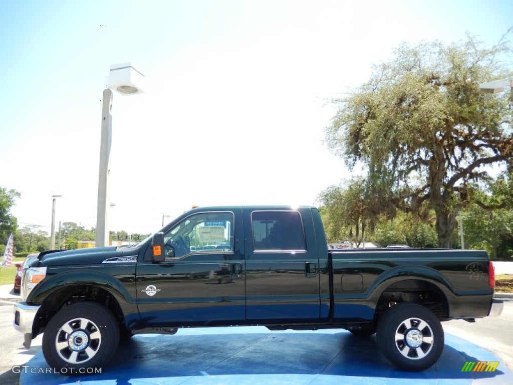 Green Gem 2015 Ford F350 Super Duty Lariat Crew Cab 4x4 Exterior Photo #93235172