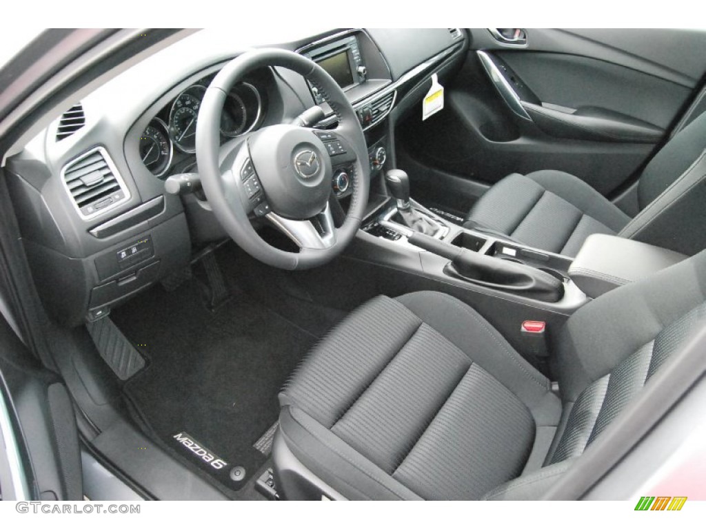 Black Interior 2015 Mazda Mazda6 Sport Photo #93235256
