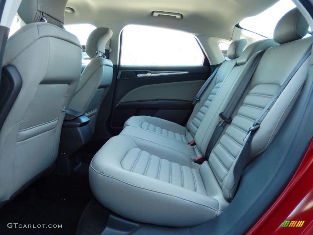 2014 Ford Fusion S Rear Seat Photo #93235583