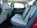 2014 Ford Fusion Earth Gray Interior Rear Seat Photo