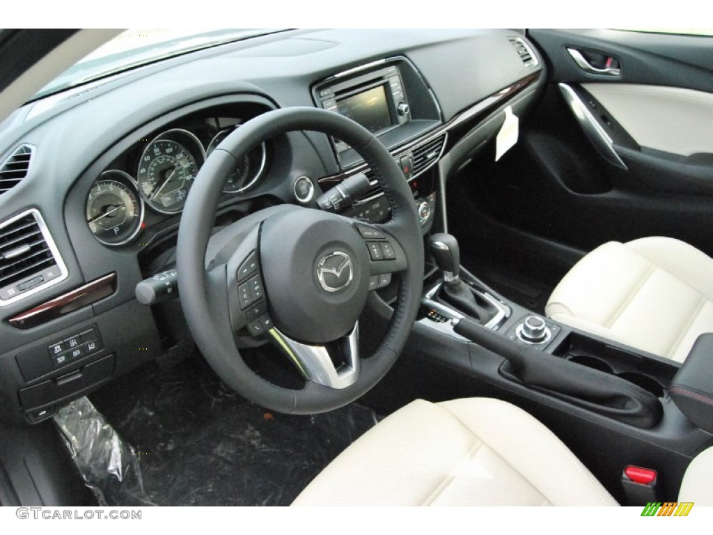 Sand Interior 2015 Mazda Mazda6 Grand Touring Photo #93235943