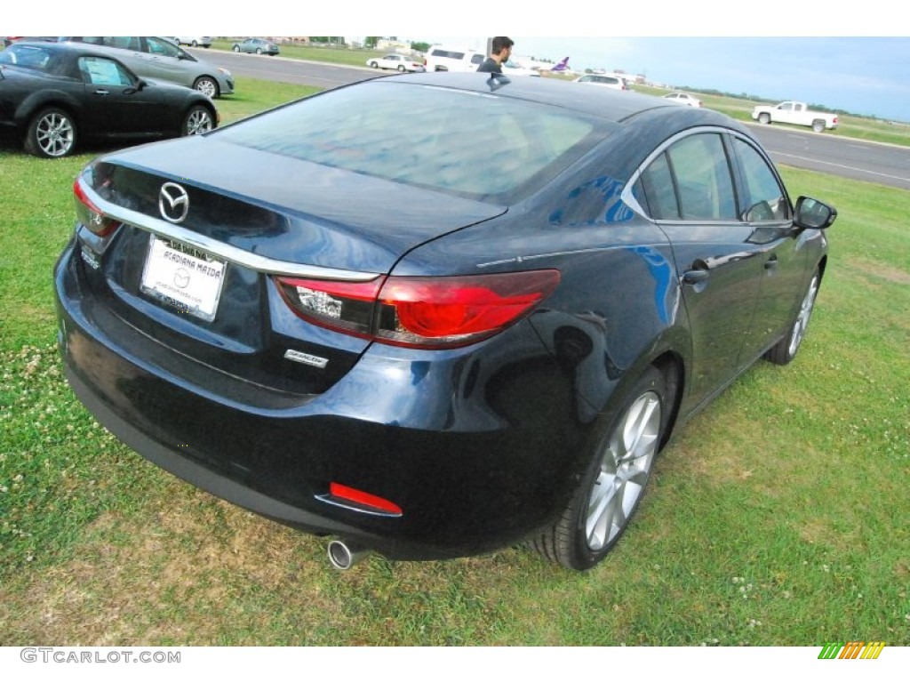 2015 Mazda6 Touring - Deep Crystal Blue / Black photo #3