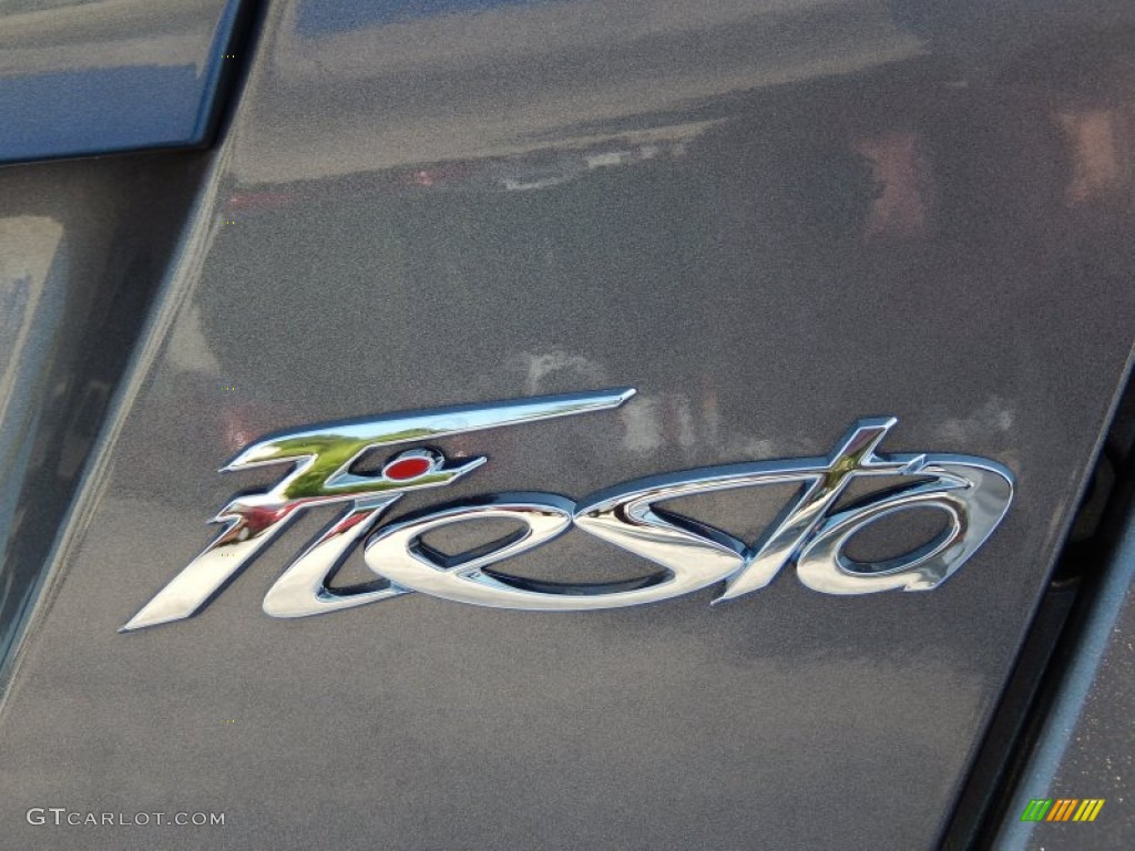 2014 Fiesta SE Hatchback - Storm Gray / Charcoal Black photo #4