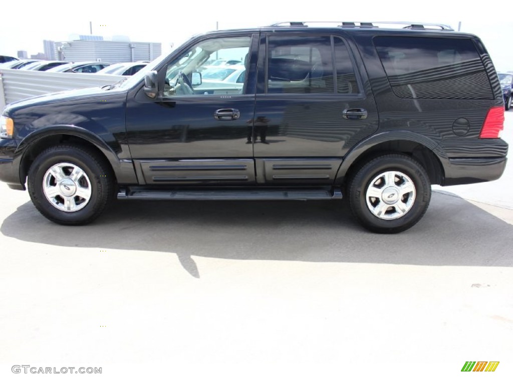 2005 Expedition Limited - Black Clearcoat / Medium Parchment photo #5