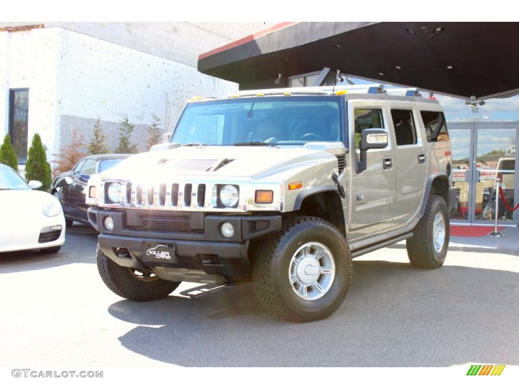 2003 H2 SUV - Pewter Metallic / Wheat photo #3