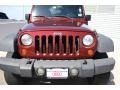 2007 Red Rock Crystal Pearl Jeep Wrangler X 4x4  photo #2