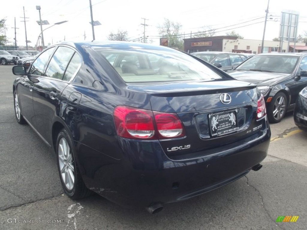 2006 GS 300 AWD - Blue Onyx Pearl / Cashmere photo #4