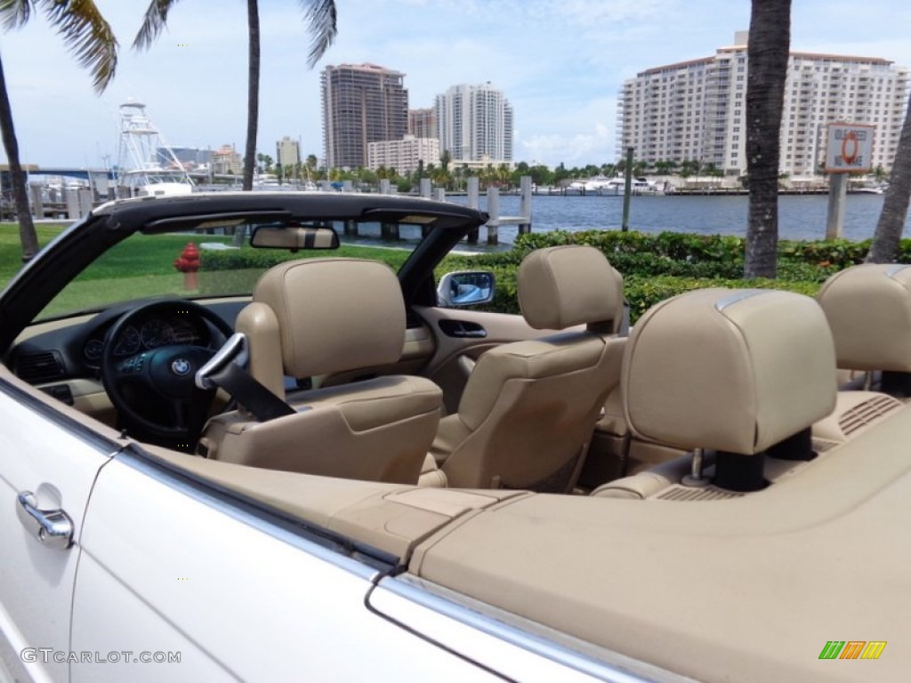 2001 3 Series 330i Convertible - Alpine White / Sand photo #10