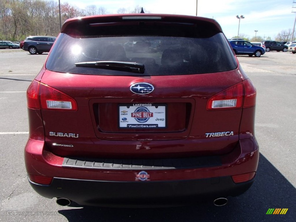 2011 Tribeca 3.6R Limited - Ruby Red Pearl / Slate Gray photo #6