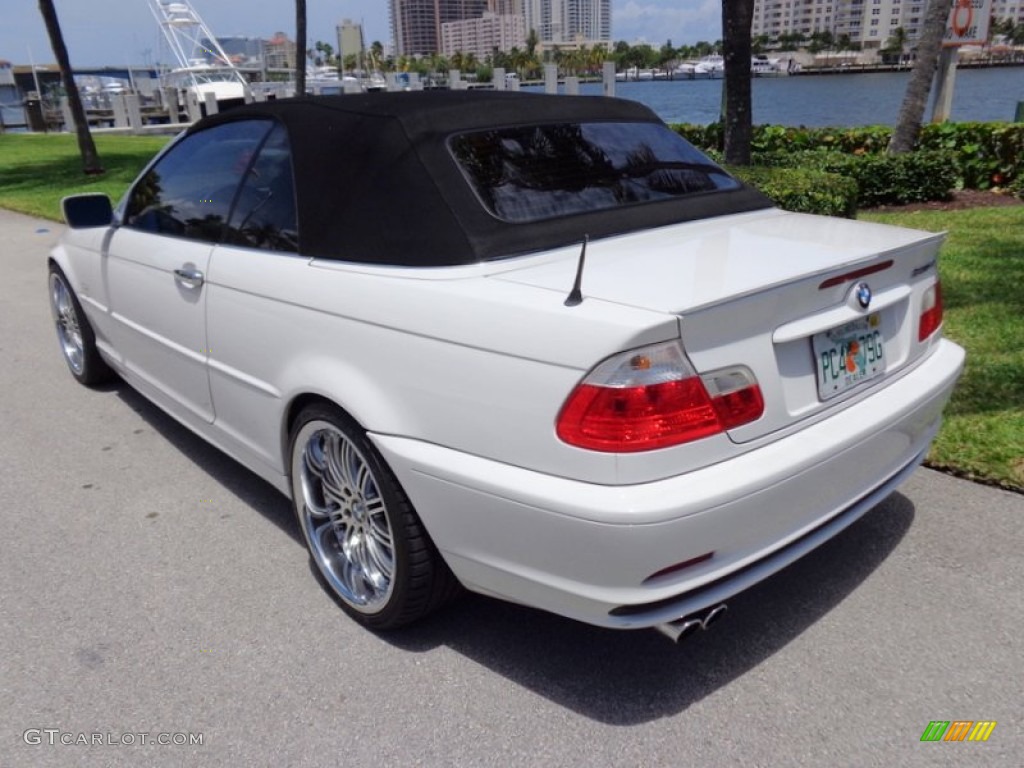 2001 3 Series 330i Convertible - Alpine White / Sand photo #46