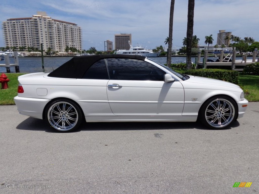 2001 3 Series 330i Convertible - Alpine White / Sand photo #54