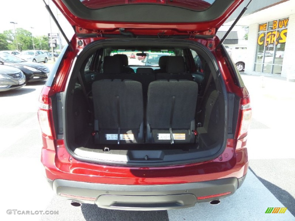 2013 Explorer XLT EcoBoost - Ruby Red Metallic / Charcoal Black photo #5