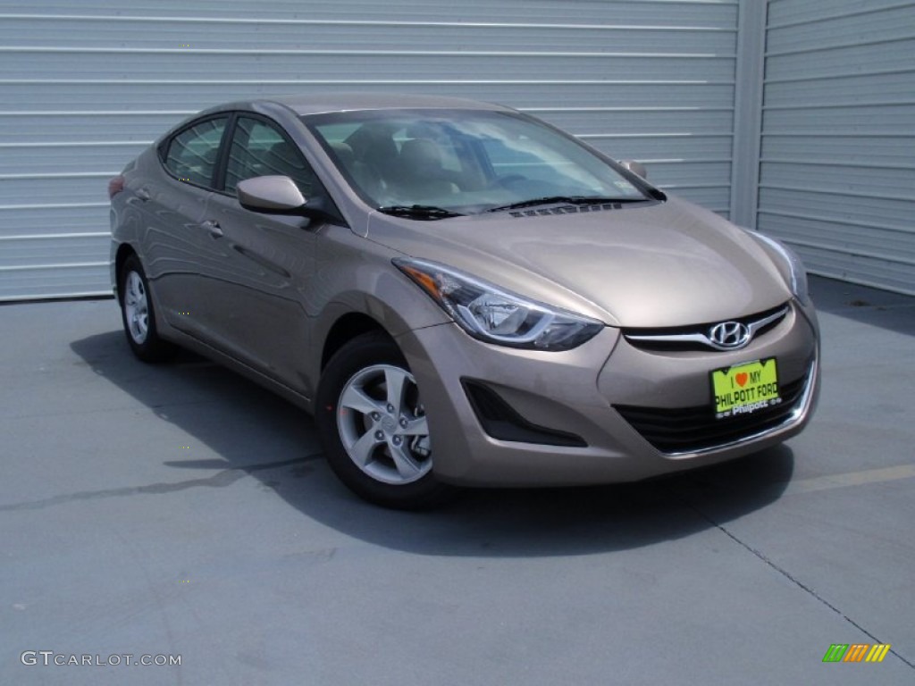 2014 Elantra SE Sedan - Bronze / Beige photo #1