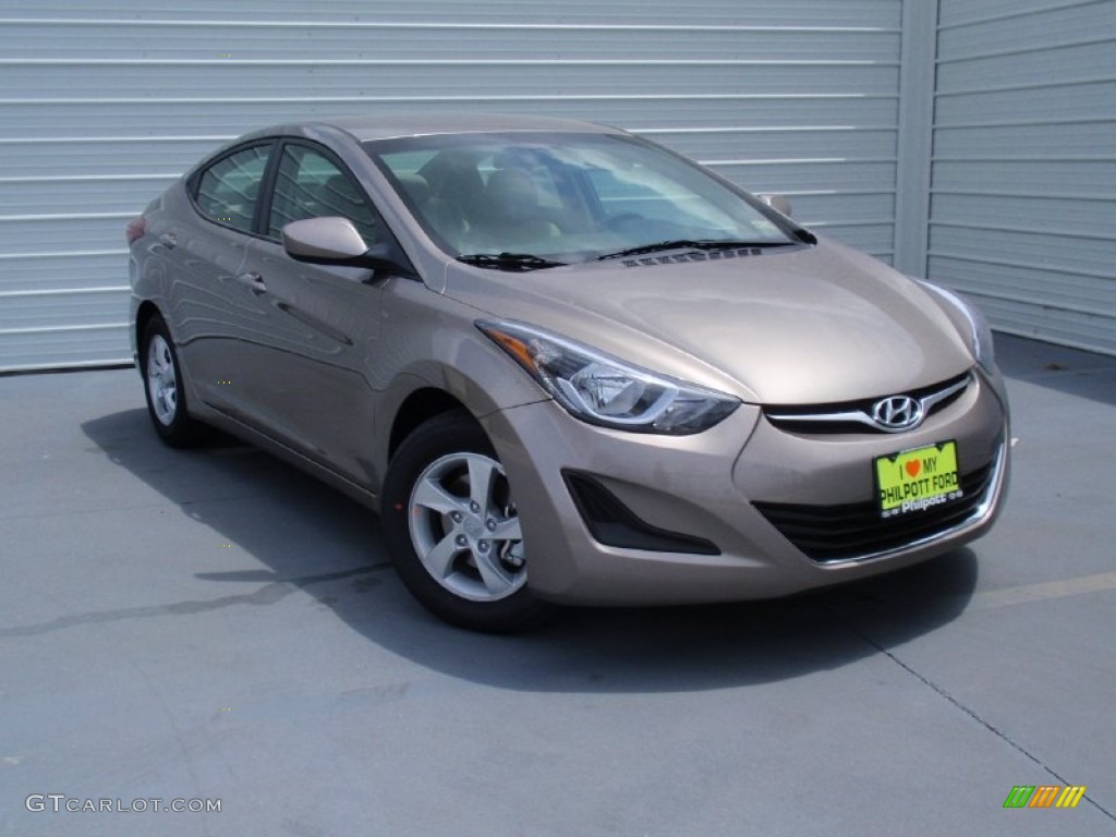 2014 Elantra SE Sedan - Bronze / Beige photo #2
