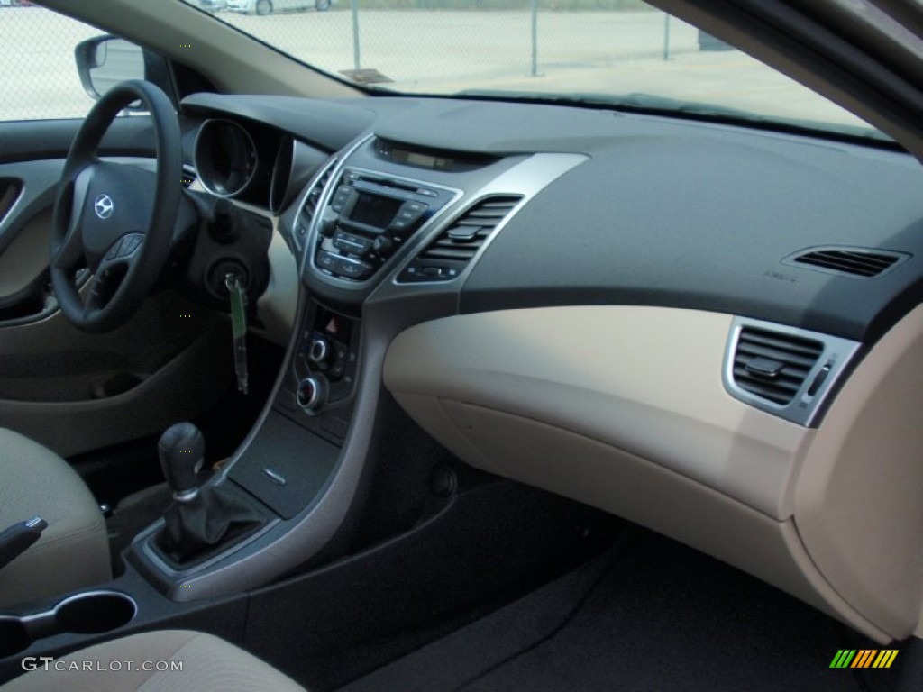 2014 Elantra SE Sedan - Bronze / Beige photo #16