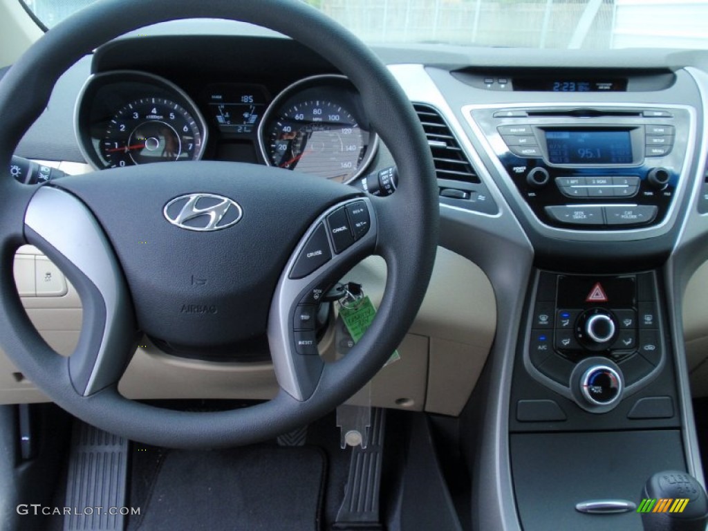 2014 Elantra SE Sedan - Bronze / Beige photo #26