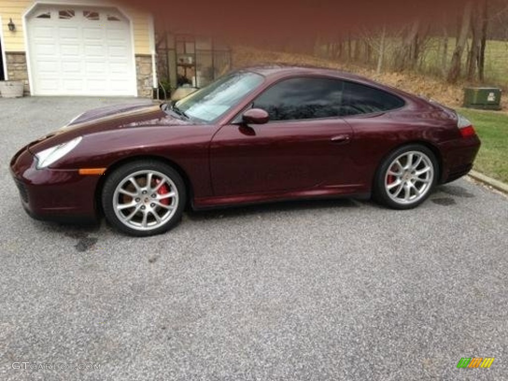 2005 911 Carrera 4S Coupe - Carmon Red Metallic / Stone Grey photo #1
