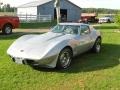 Silver 1975 Chevrolet Corvette Stingray Coupe