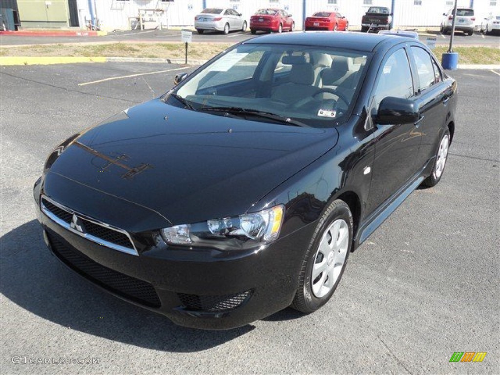 2014 Lancer ES - Tarmac Black / Black photo #1