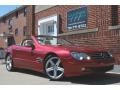 2004 Firemist Red Metallic Mercedes-Benz SL 500 Roadster  photo #2