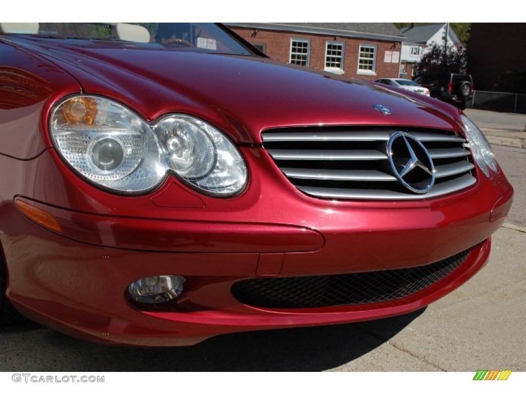 2004 SL 500 Roadster - Firemist Red Metallic / Stone photo #19