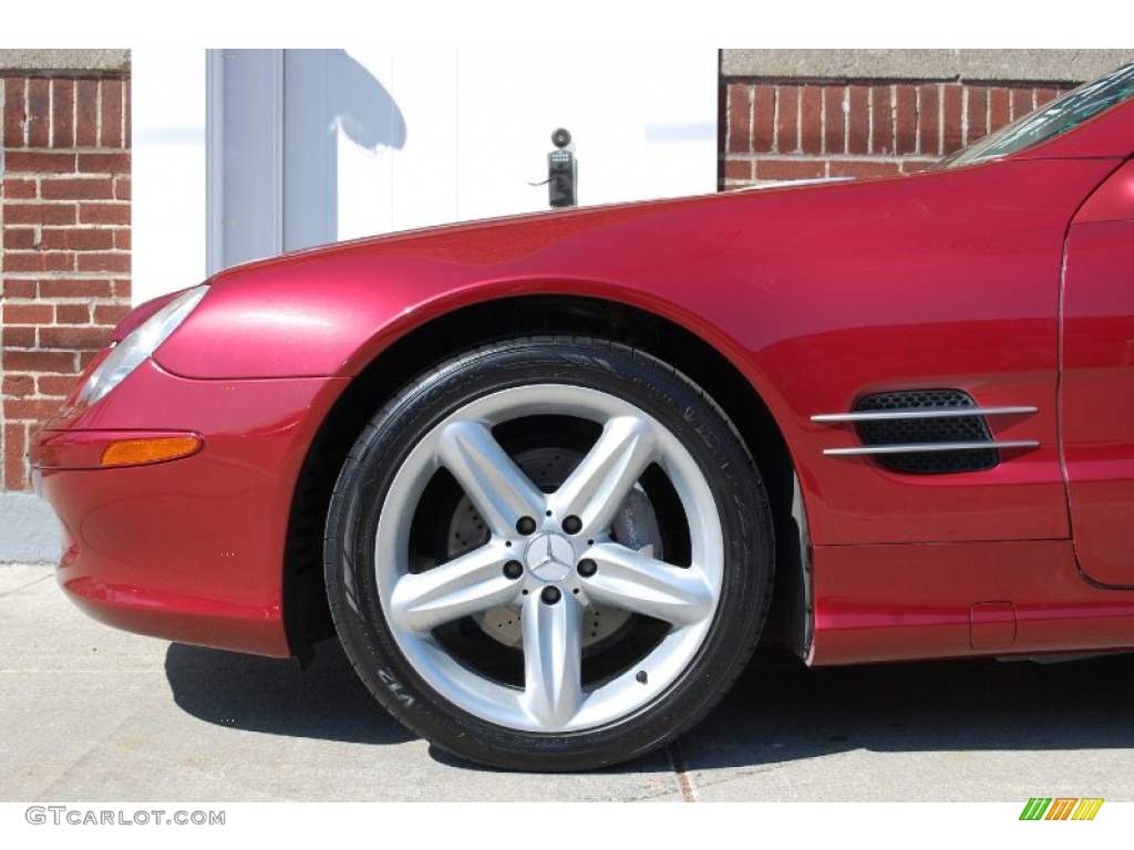 2004 SL 500 Roadster - Firemist Red Metallic / Stone photo #23