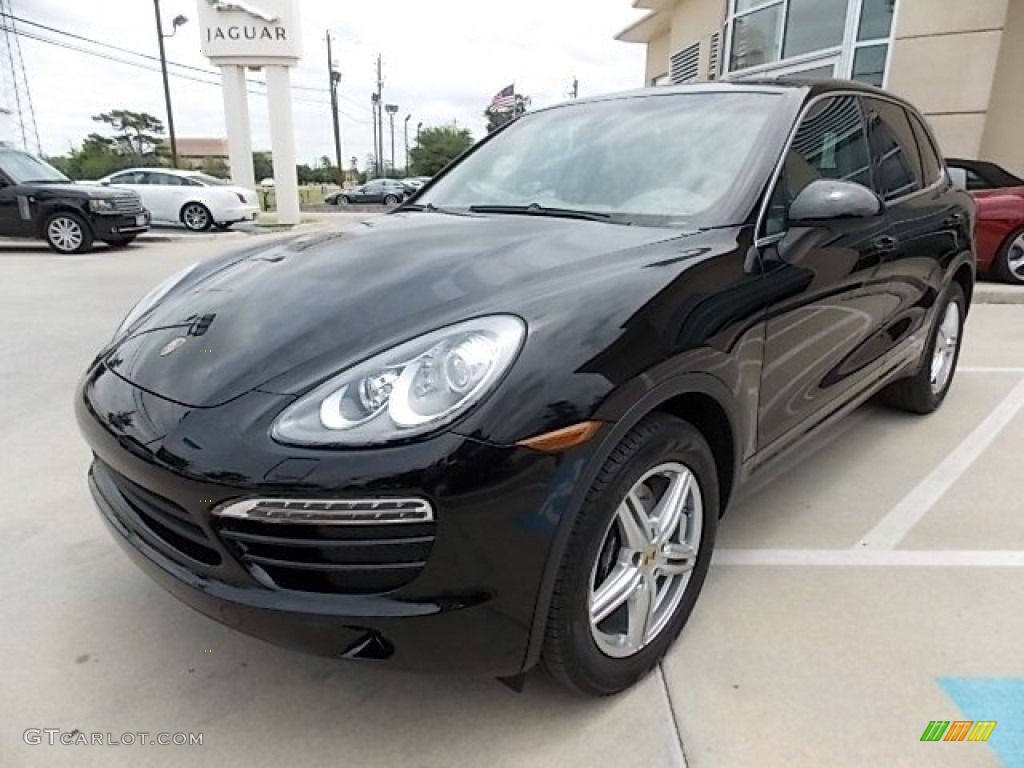 Black 2013 Porsche Cayenne Standard Cayenne Model Exterior Photo #93253388
