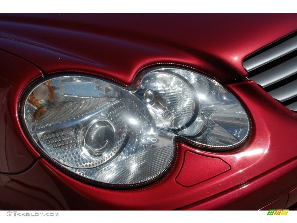 2004 SL 500 Roadster - Firemist Red Metallic / Stone photo #35