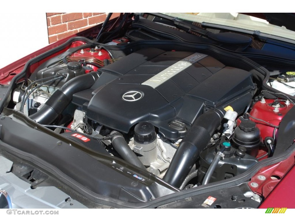 2004 SL 500 Roadster - Firemist Red Metallic / Stone photo #44