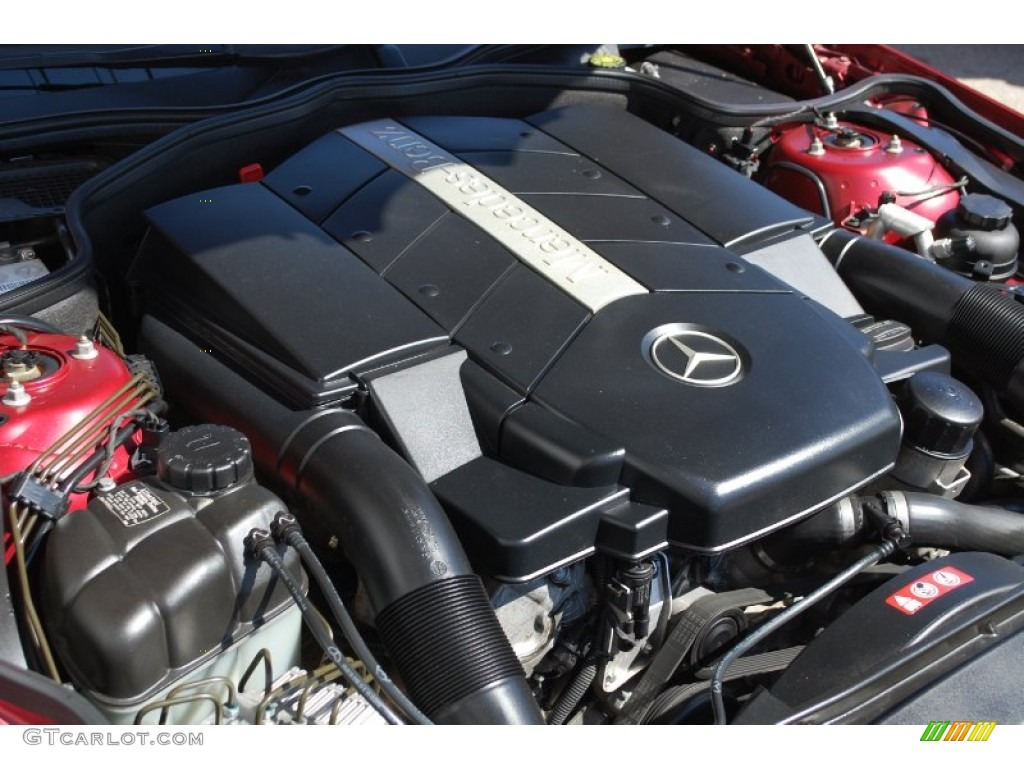 2004 SL 500 Roadster - Firemist Red Metallic / Stone photo #46