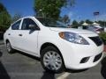 2014 Fresh Powder White Nissan Versa 1.6 SL Sedan  photo #4