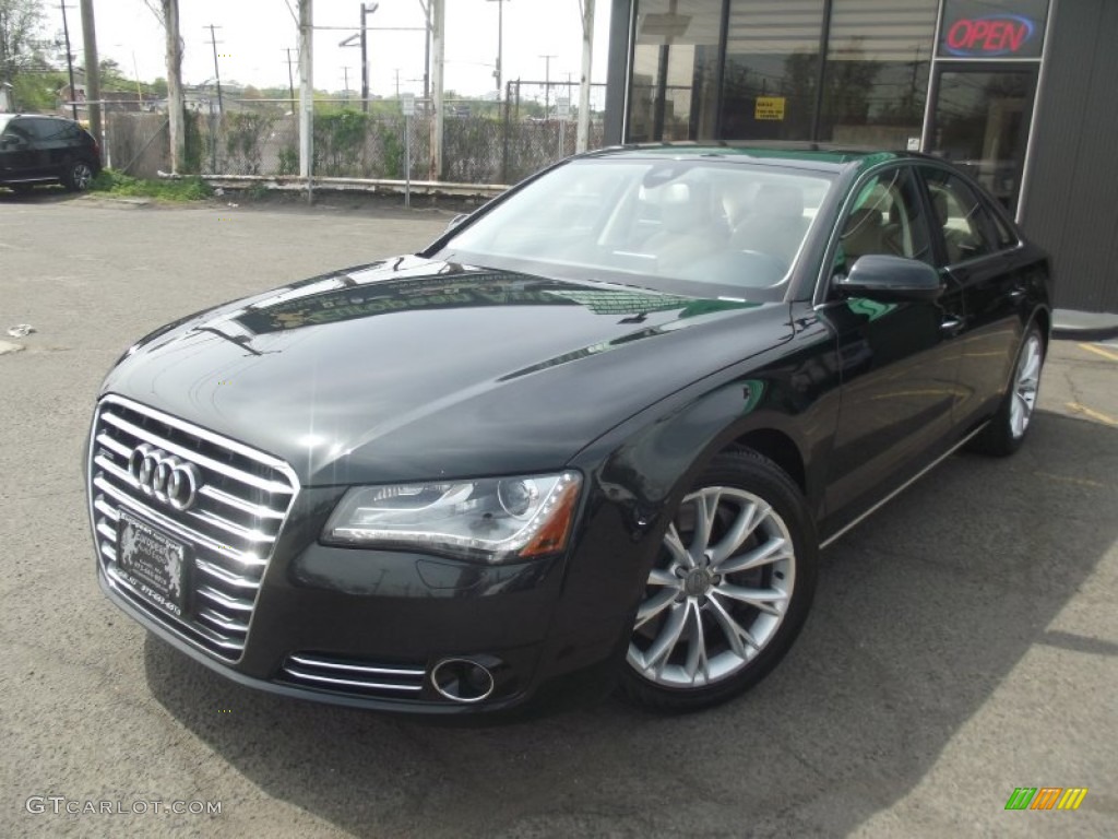 2011 A8 4.2 FSI quattro - Oolong Grey Metallic / Black photo #1