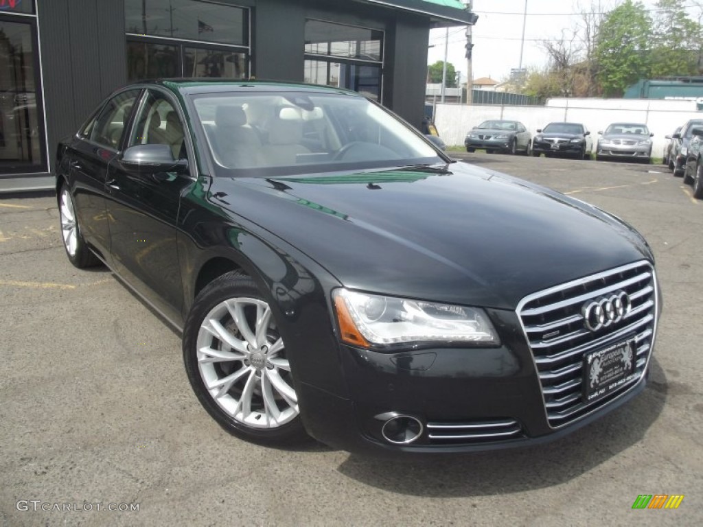 2011 A8 4.2 FSI quattro - Oolong Grey Metallic / Black photo #2