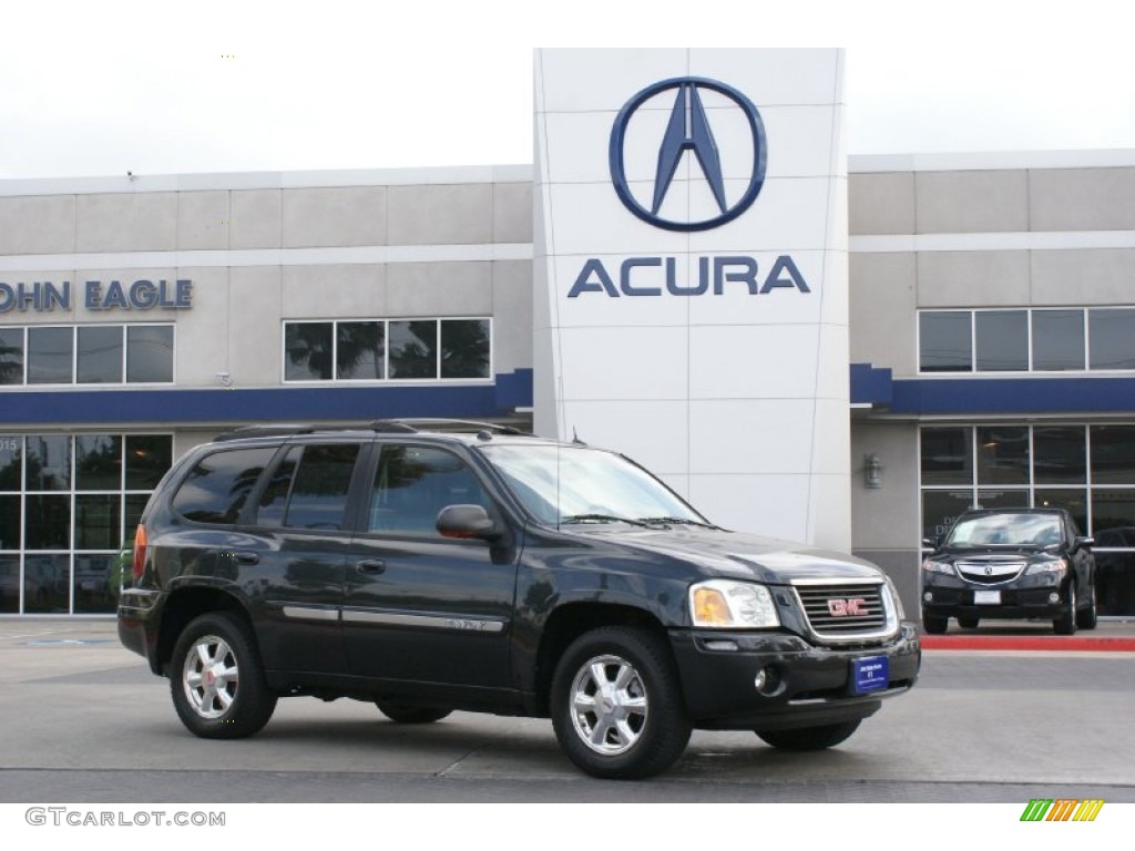 2005 Envoy SLT 4x4 - Steel Grey Metallic / Light Gray photo #1