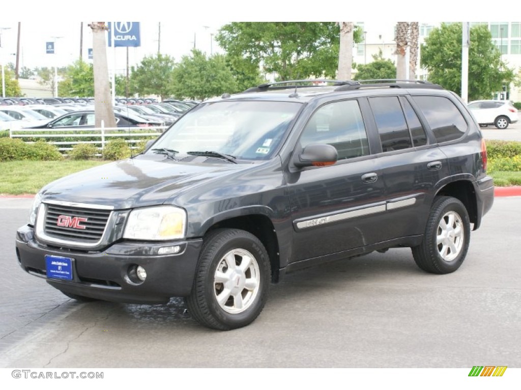 2005 Envoy SLT 4x4 - Steel Grey Metallic / Light Gray photo #2