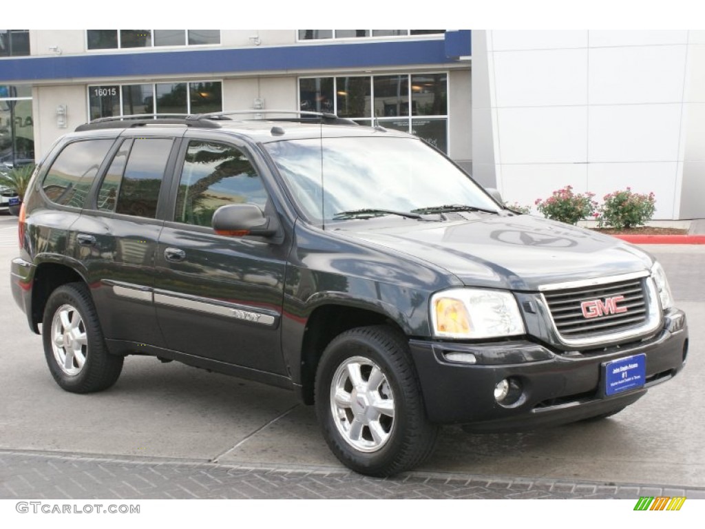 2005 Envoy SLT 4x4 - Steel Grey Metallic / Light Gray photo #3