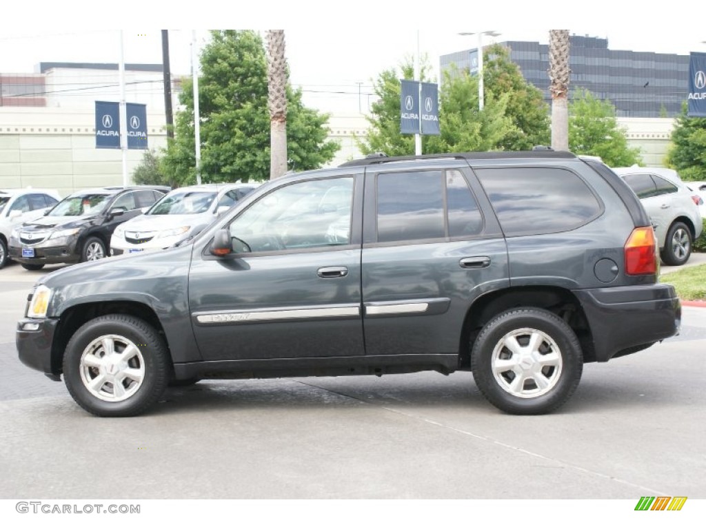 2005 Envoy SLT 4x4 - Steel Grey Metallic / Light Gray photo #6