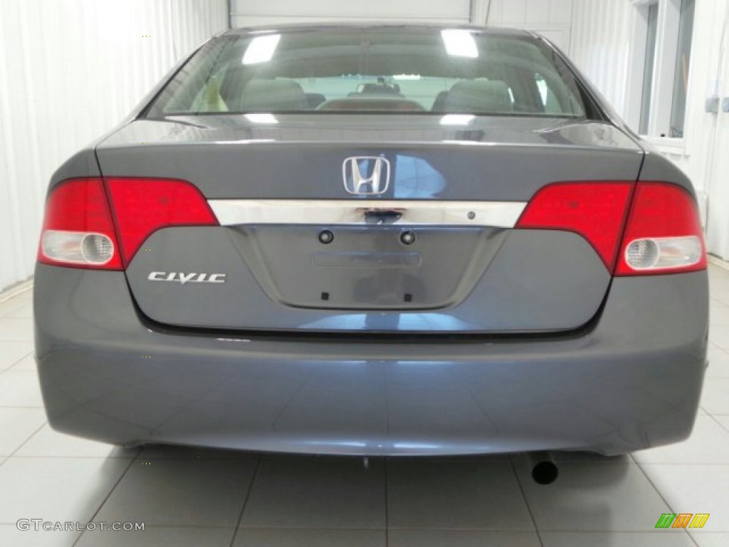 2011 Civic DX-VP Sedan - Polished Metal Metallic / Gray photo #6