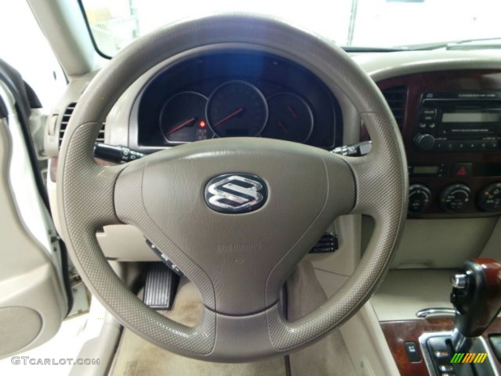 2005 XL7 LX 4WD - White Pearl / Beige photo #18