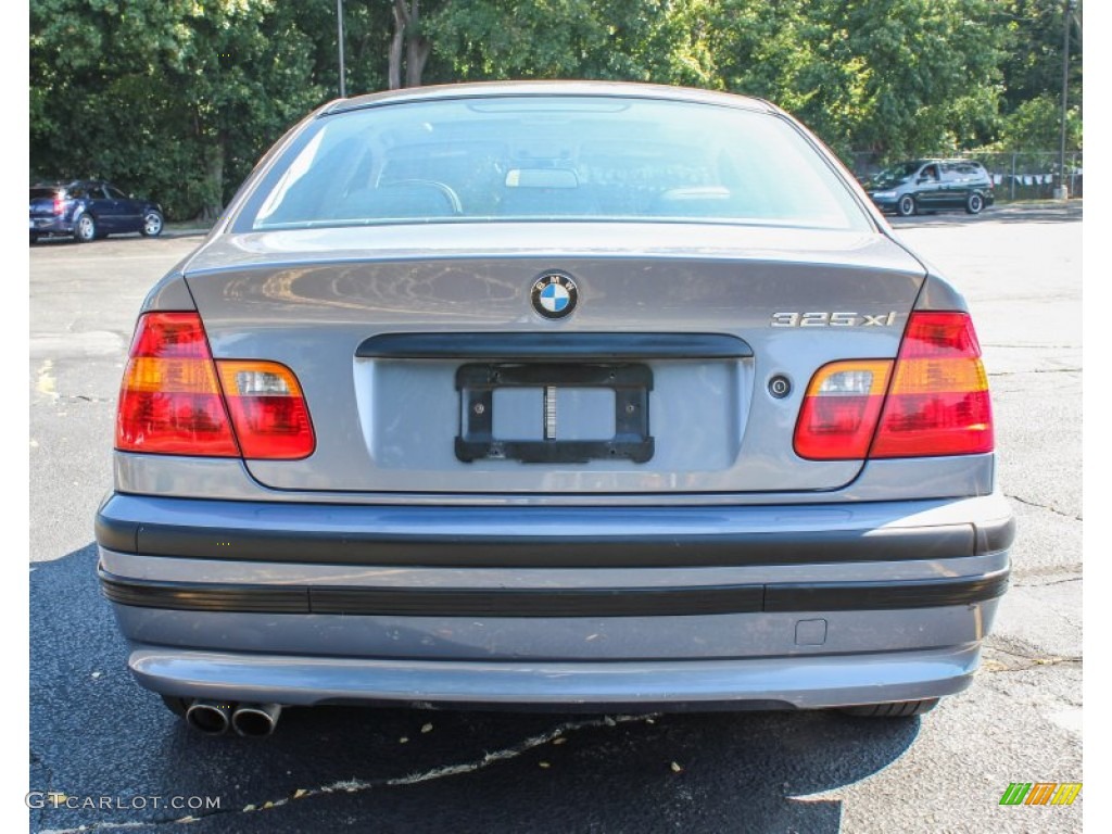 2003 3 Series 325xi Sedan - Steel Blue Metallic / Grey photo #5