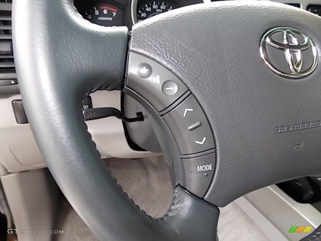 2008 Toyota 4Runner SR5 Stone Gray Steering Wheel Photo #93260063